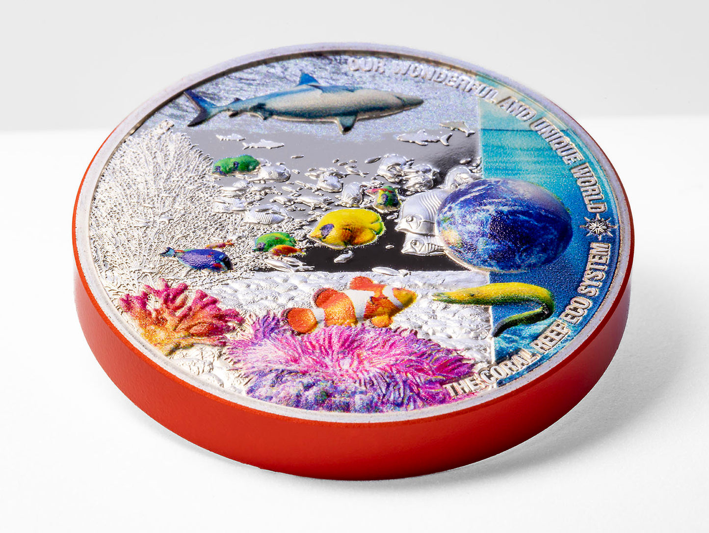 2025 Palau 2oz .999 Silver Proof Coral Reef – Our Earth Ecosystems