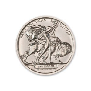 PAN-AM BUFFALO MEDAL TRIBUTE – 2 TROY OUNCE