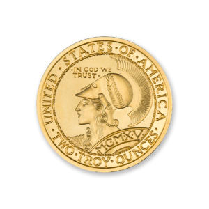 Pan Pac Round Tribute 2 Troy Ounce 39mm  .9999 Fine Gold