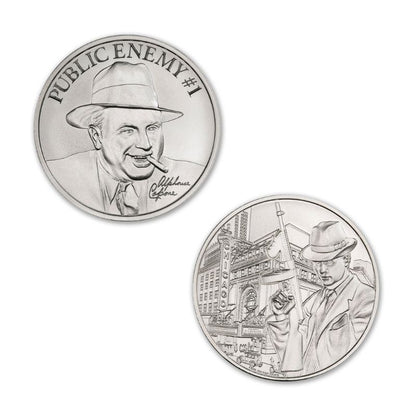 Public Enemy No 1 Alphonse Capone 1 Troy Ounce 39mm