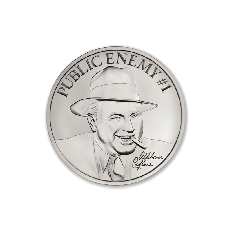 Public Enemy No 1 Alphonse Capone 1 Troy Ounce 39mm