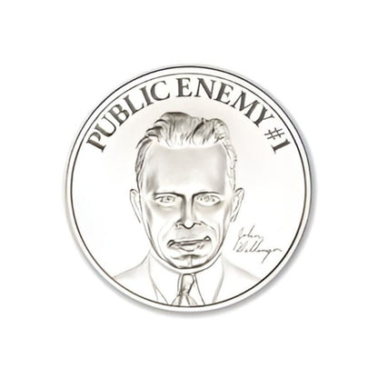 Public Enemy No 1 John Dillinger 2 Troy Ounce 39mm