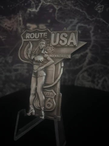 The Locker Mint Route 66 Usa 3 Ozt .999 Fine Silver