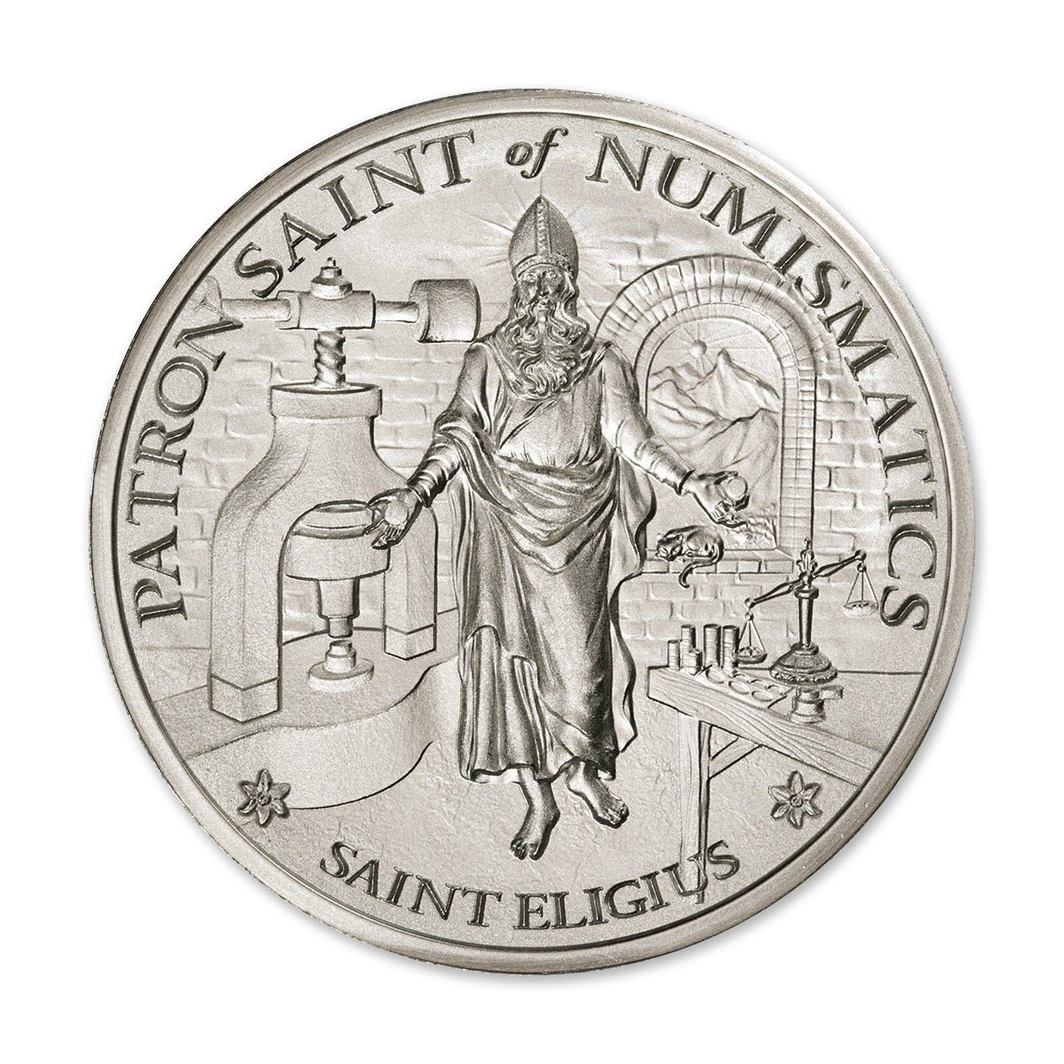 Saint Eligius 5 Troy Ounce 50mm Limited Mintage