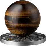 2025 Ghana 2oz .999 Silver Jupiter Coin Colorized and Gilded Presale