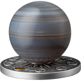 2025 Ghana 2oz .999 Silver Venus Colorized and Gilded