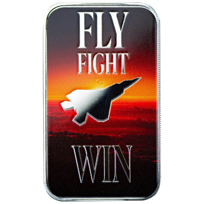 1oz Scottsdale Fly Fight Win silver bar