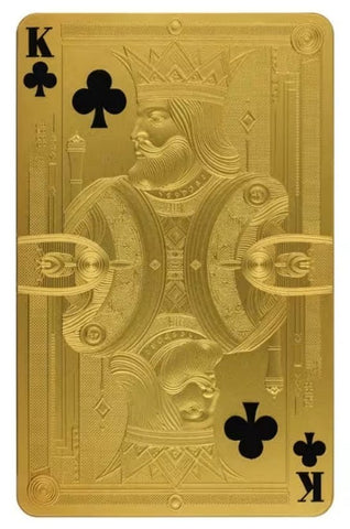 2024 Samoa Playing Cards .999 Coloured Gold-Gilded Silver 4 Coin Set