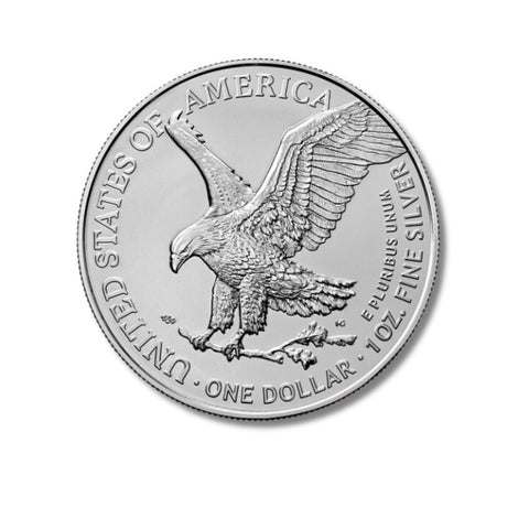 2024 U.S. Eagle A.I. Cyber Wolf & Eagle A.I. Cyber Earth .999 Silver Coin