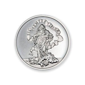 SIC SEMPER TYRANNIS- 1 TROY OUNCE – 39MM