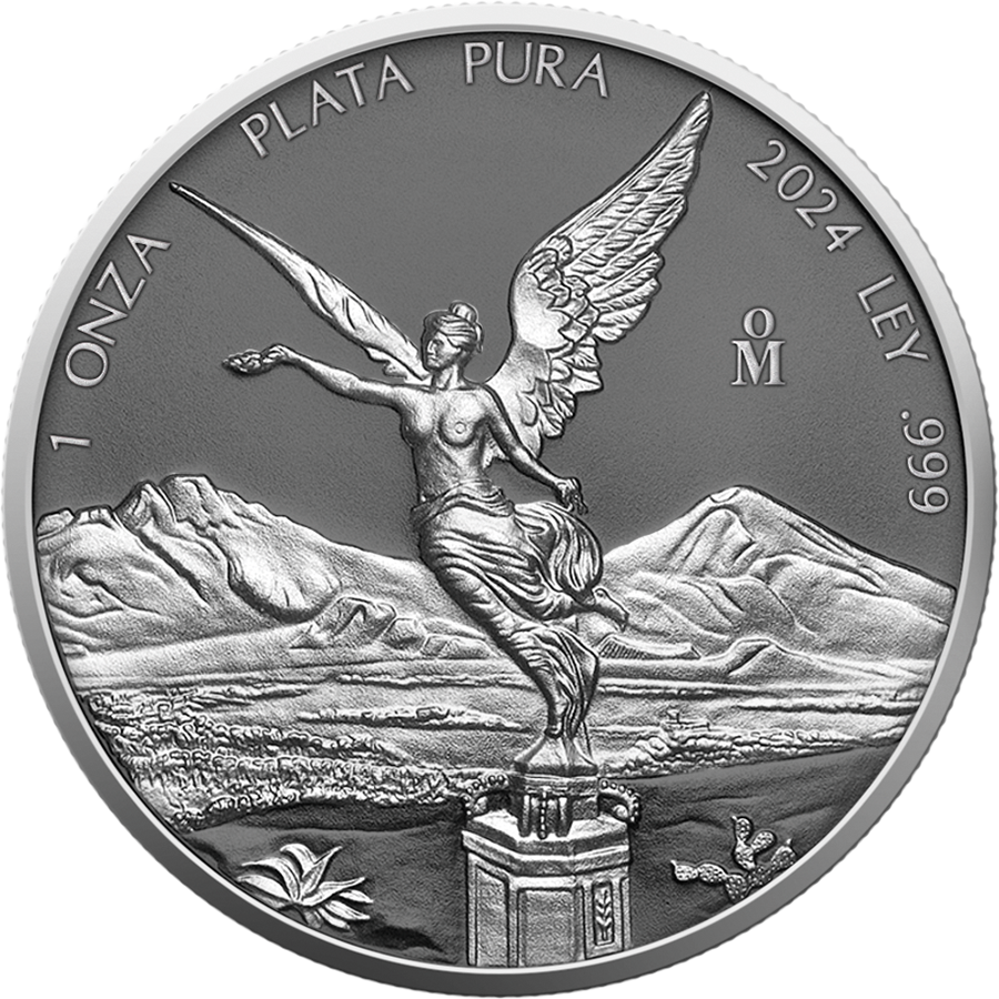 2024 Mexico 1oz .999 Silver Libertad Silver Ring Edition Coin