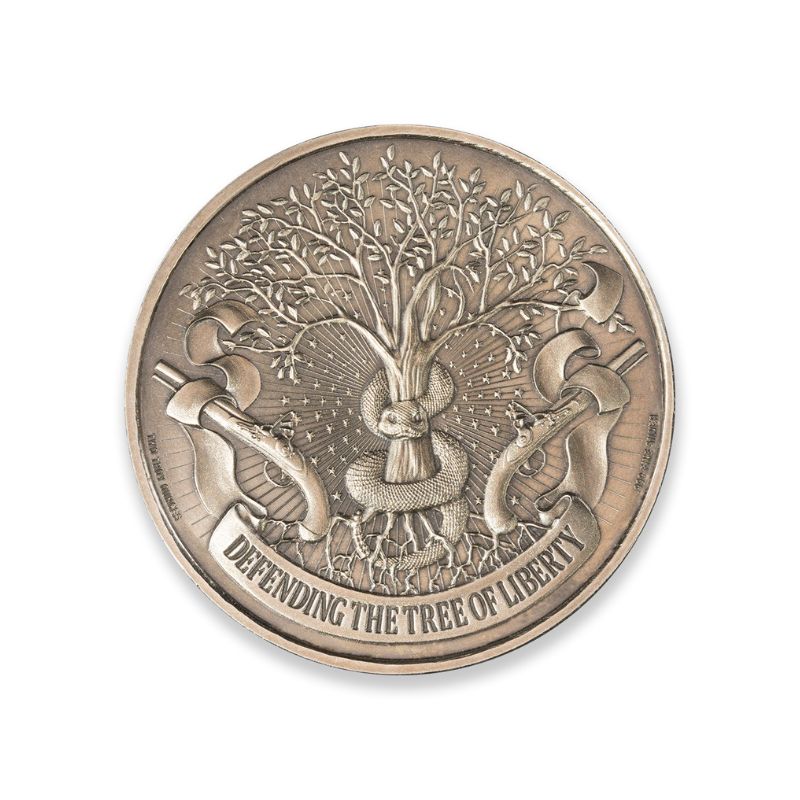 Sons Of Liberty Liberty Tree 2 Troy Ounce 50mm Antiqued