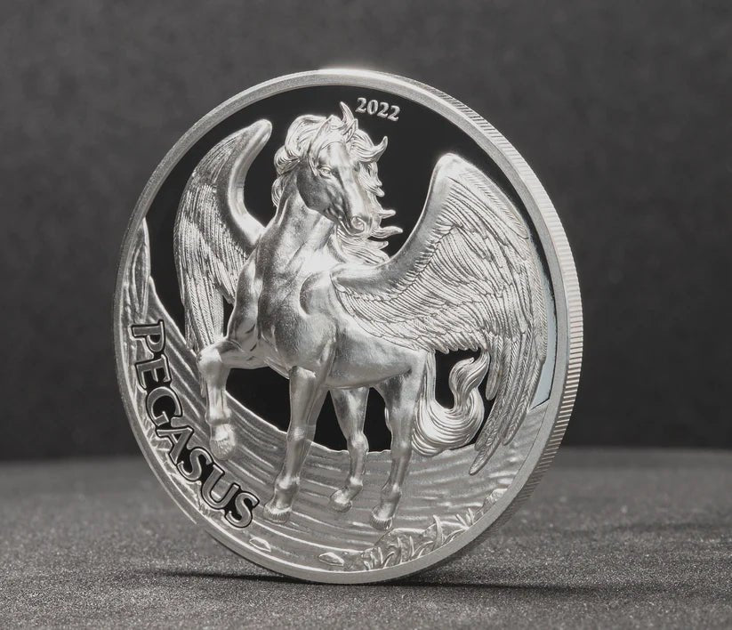 Pegasus 2022 | Tanzania 1 Oz 999 Silver Coin | 1000 shillings