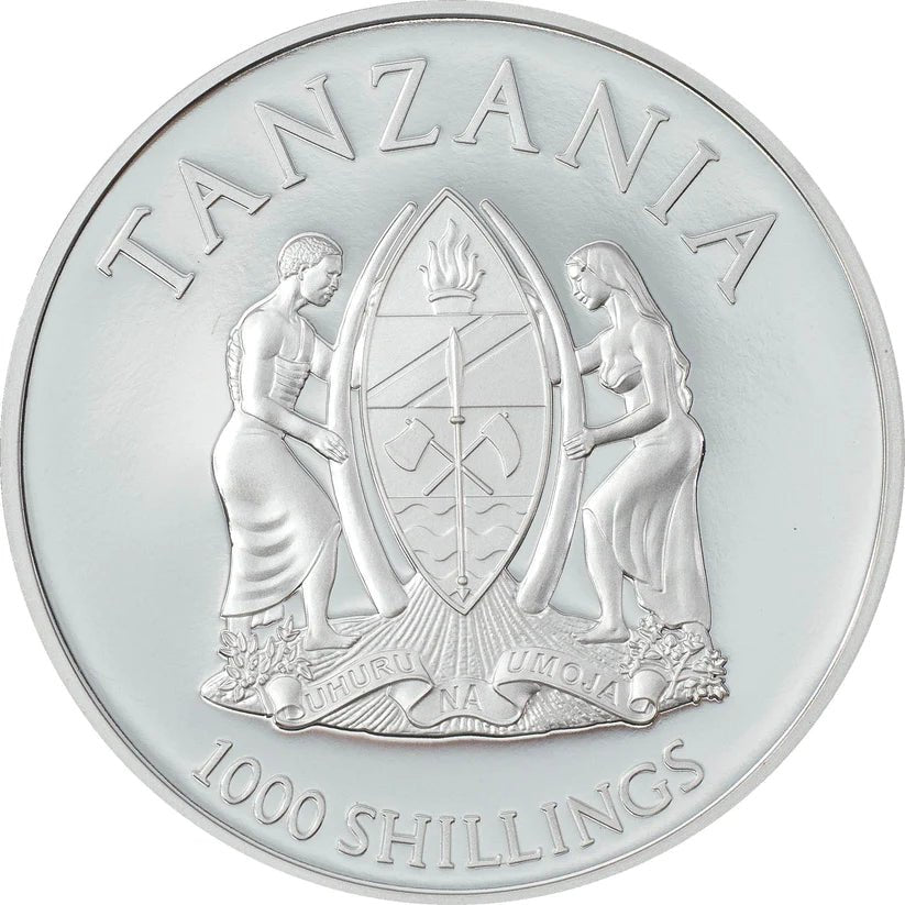 Pegasus 2022 | Tanzania 1 Oz 999 Silver Coin | 1000 shillings