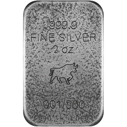 2024 2oz .999 Fine Silver Seven Deadly Sins Avarice Bar w/coa and box