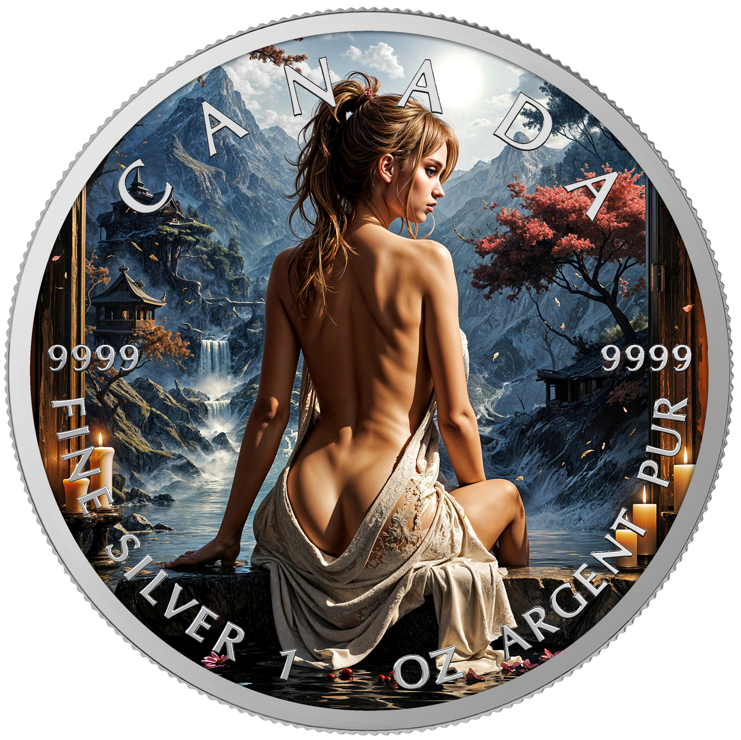 2025 Canada Maple Thermal Relaxing 1oz .9999 Silver Coin