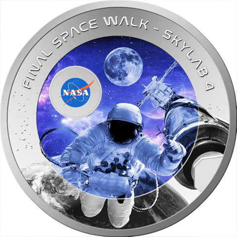 Graded MS 69 2024 Ghana Final Space Walk 1 oz Titanium Coin