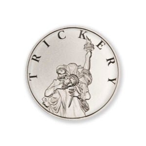 Intaglio t4 series – trickery – 1 troy ounce – 39mm .999 silver
