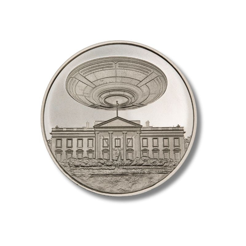 UFO  Over The White House 1 Troy Ounce 39mm