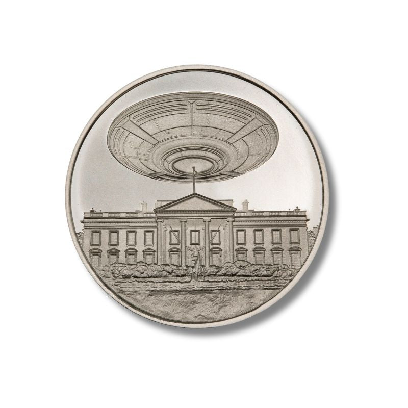 UFO Over The White House 2 Troy Ounce 39mm