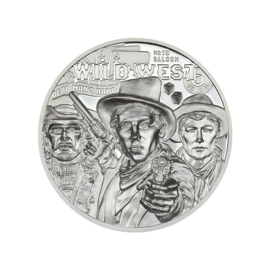 2024 Cook Islands Legends Wild West 1oz Silver Proof Coin