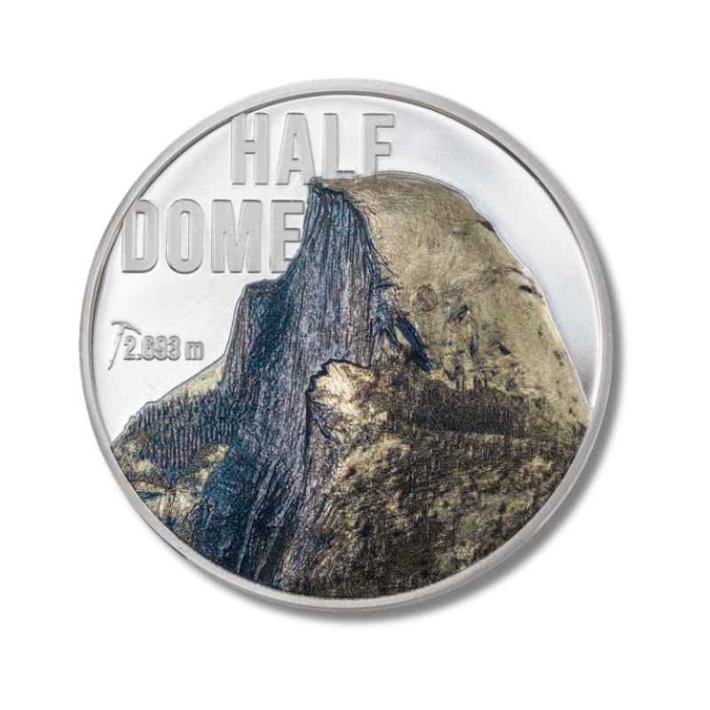 2023 Cook Islands Mountains Half Dome 2oz Silver Proof Coin