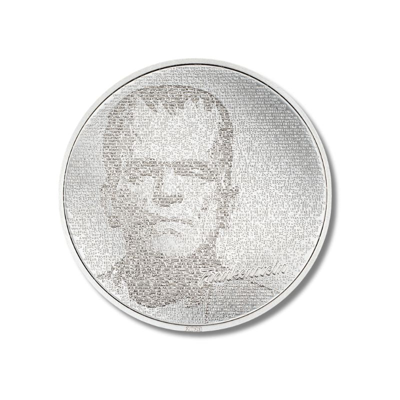 2023 Cook Islands Typefaces Frankenstein 1oz Silver Proof Coin