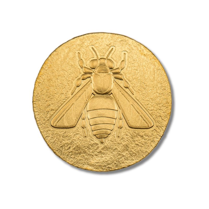 2023 Cook Islands Ancient Greece Honey Bee Ephesos 1/2g Gold Coin