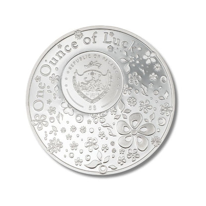 2024 Palau Four Leaf Clover Ounce of Luck 1oz Silver Proof Coin