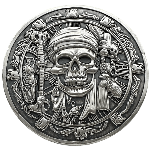 Marauder Medallion High Relief 2 oz Silver Round