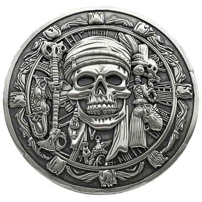 Marauder Medallion High Relief 2 oz Silver Round