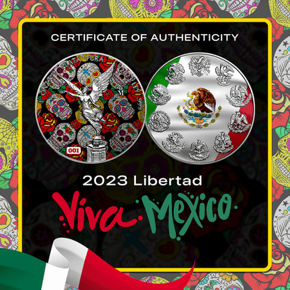 2023 Mexico Libertad Color Pride 1oz .999 Silver Coin