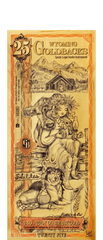2024 Wyoming Goldback Foil Note 25 Dollar .999 Gold