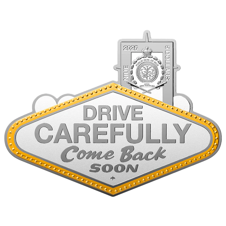 2026 Welcome to Fabulous Las Vegas 2oz .999 Pure Silver Coin