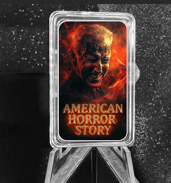 1ozt .999 Silver Colorized Silver Art Bar (American Horror Story) Edition in Capsule**
