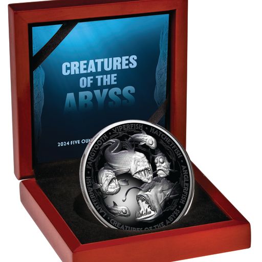 2024 Niue Creatures of the Abyss 5 oz Silver Coin