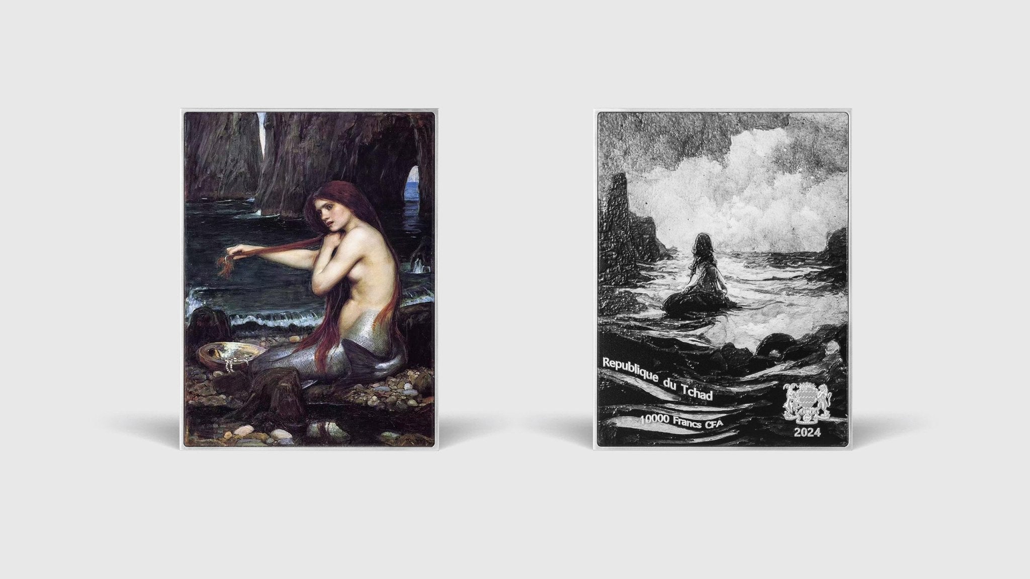 A Mermaid 1900 by John William 2.5 oz Silver Coin - Captain’s Chest Bullion