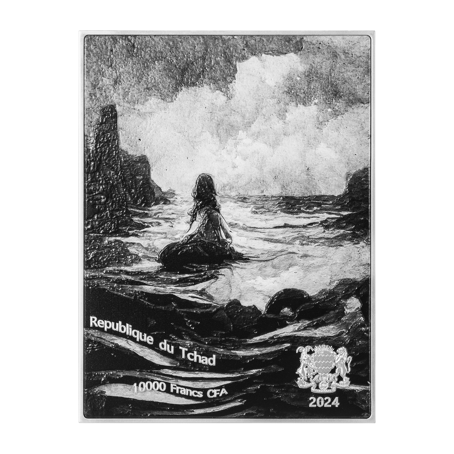 A Mermaid 1900 by John William 2.5 oz Silver Coin - Captain’s Chest Bullion