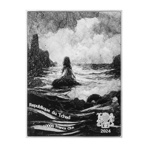 A Mermaid 1900 by John William 2.5 oz Silver Coin - Captain’s Chest Bullion