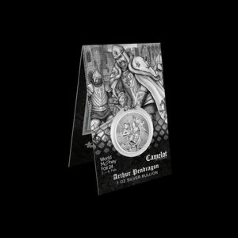 Arthur Pendragon 1oz 999 Silver Bullion World Money Fair Special Limited Edition 1st 200