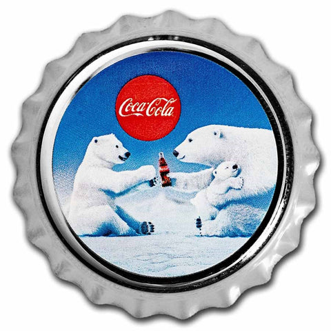 2023 Niue Coca-Cola 6 Gram Silver .999 Coin Polar Bear Bottle Cap