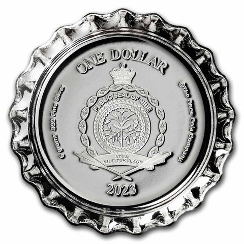 2023 Niue Coca-Cola 6 Gram Silver .999 Coin Polar Bear Bottle Cap