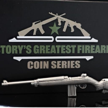 2024 Chad History's Greatest Firearms M1 Carbine Rifle 2 oz Silver Coin