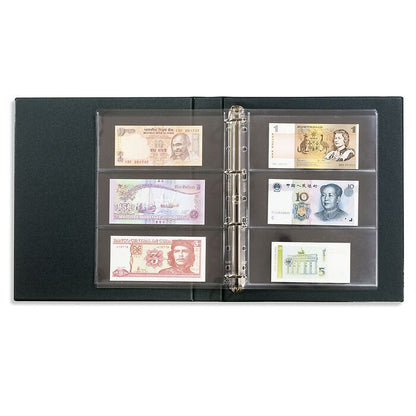 Currency Album VARIO with10 Clear 3C Pages, incl. Slipcase