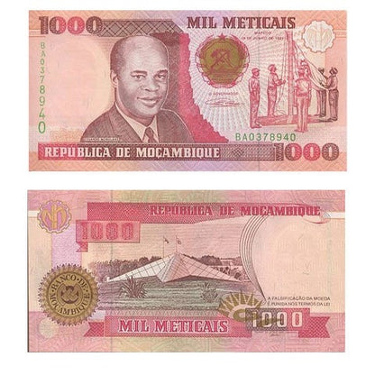 MOZAMBIQUE 1000 Meticais 16/06/1991 UNC | E. Mondlane - Monument