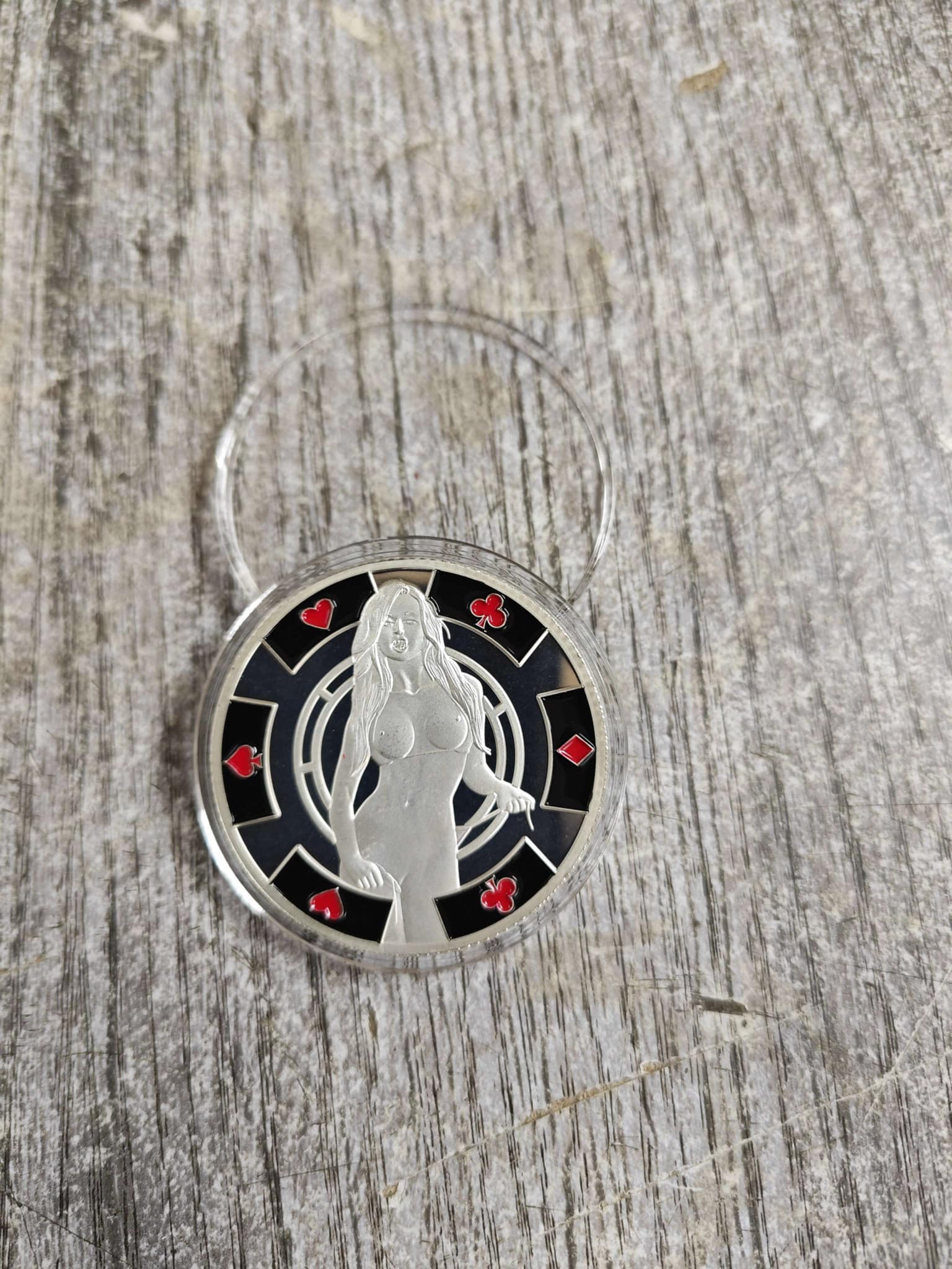 Sexy Salvation Poker Chip Series "Shark" Bullion and Colorized .999 Silver Medals