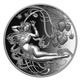 LIBERTY 2023 | JUSTICE 2 Oz 9999 Silver Coin 5$ Niue w/ COA & FF