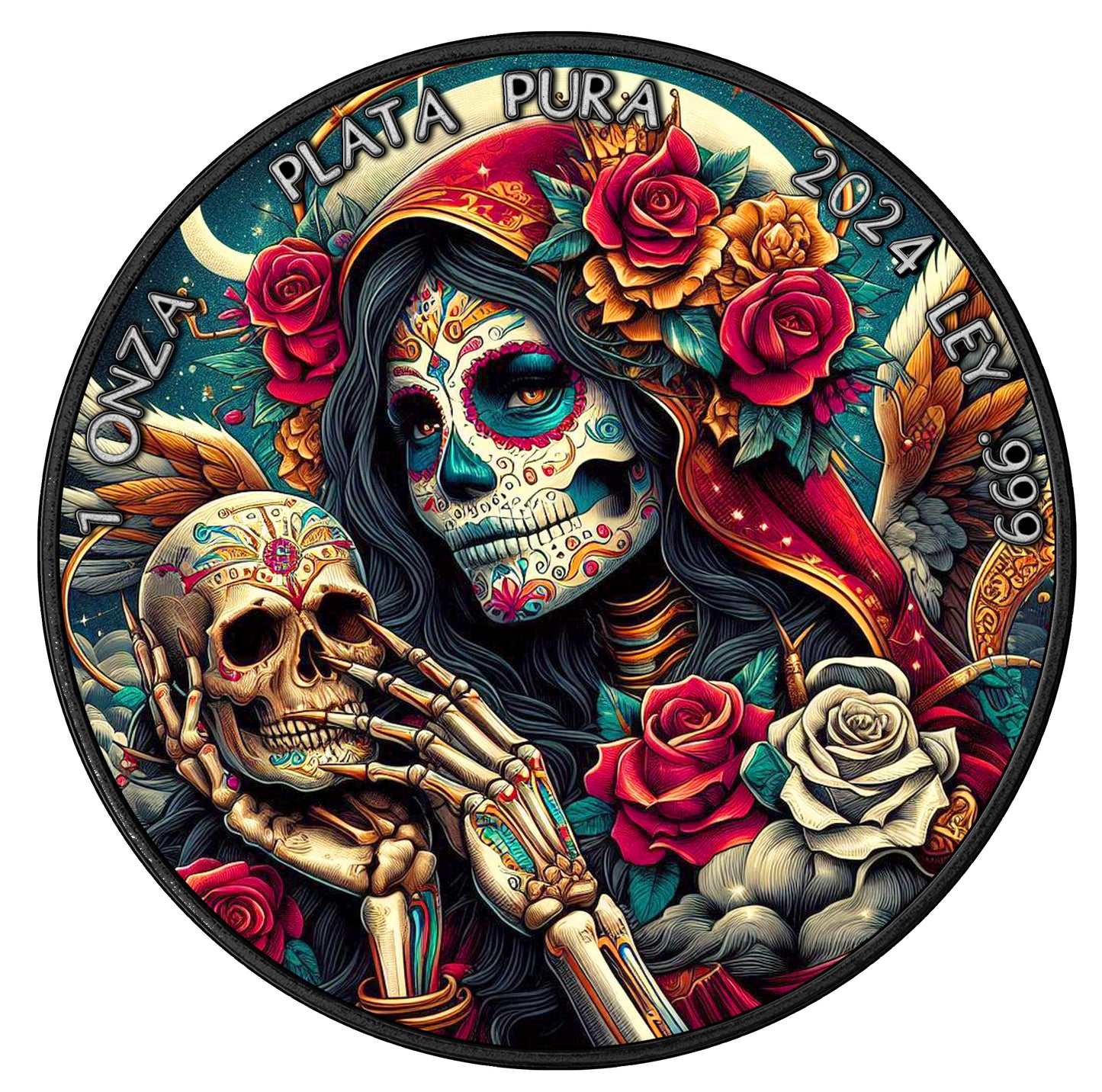 2024 Mexico Libertad 1oz Dia De Los Muertos 1oz Silver Coin Dealers