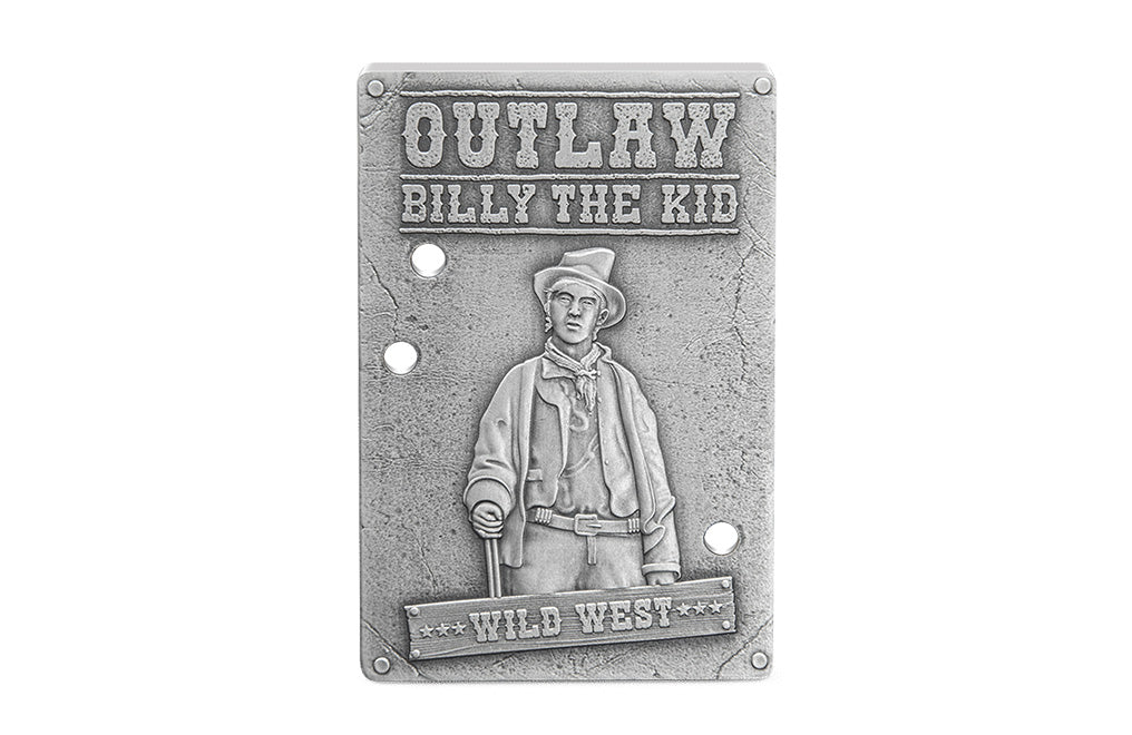 1 oz Silver Wild West Billy the Kid Coin (2023)