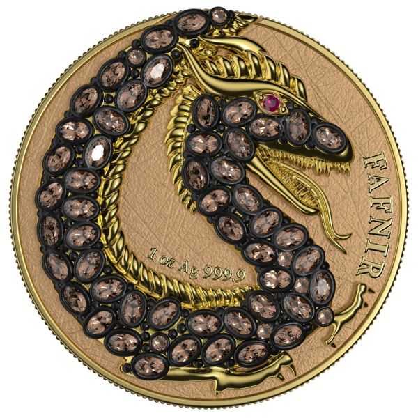 2020 Germania Fafnir Set №2 Carapace- 2 1 Oz Silver Coins